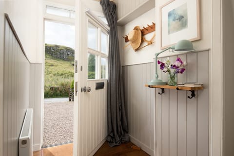 The Old School, Hume - entrance hall with coat hooks