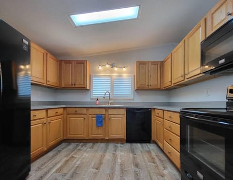 Fully stocked kitchen