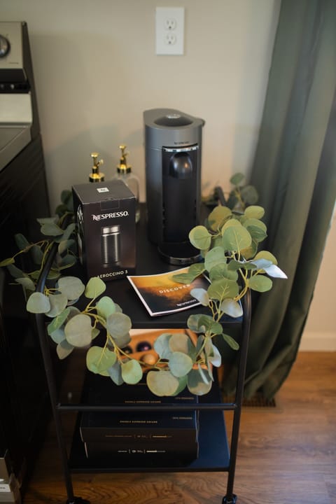 Nespresso Machine with everything you need for Breakfast and beyond