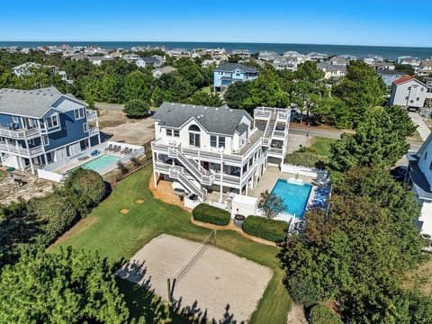 Aerial View of Fun in Paradise