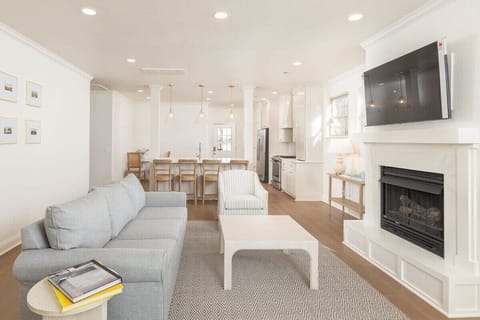 Living Room with open kitchen