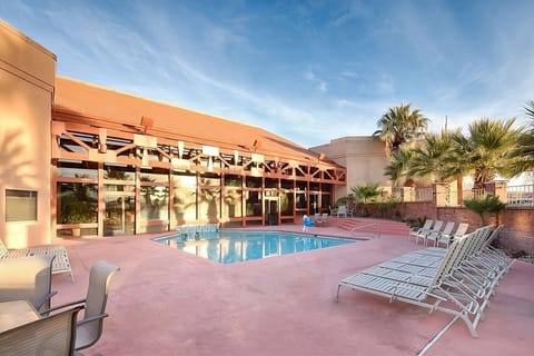 Soak up desert skies in a serene poolside setting.