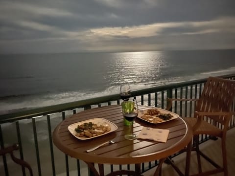 Balcony Overlooking the Ocean