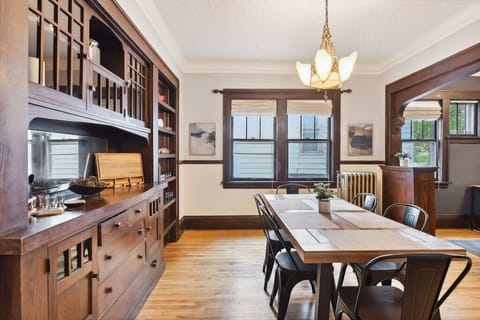 Dining Room with Built-in Hutch