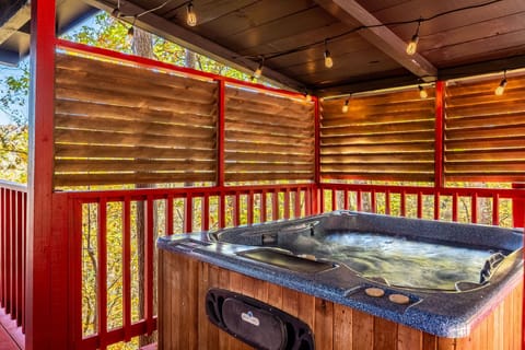Spend the evening relaxing in the hot tub!