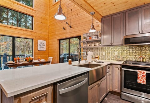 Your morning brew with a view! Coffee tastes better in the woods, we promise