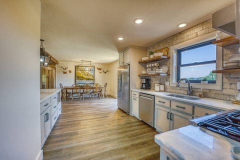 another view of kitchen and dining main level