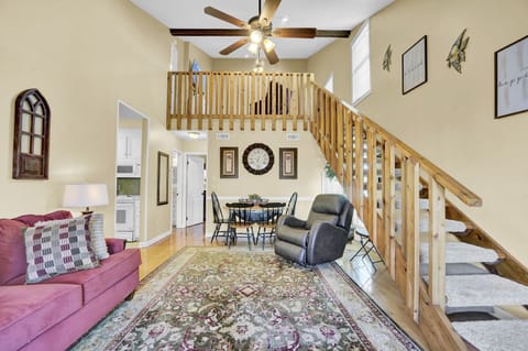 Two bedroom, two bath, two story townhouse
