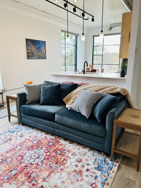 Living space with comfortable sleeper sofa (queen)