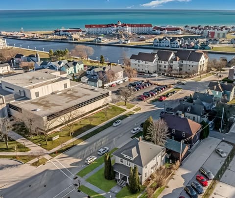 Home seen in bottom of picture. Walking distance to lake and restaurants!