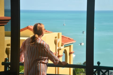 The azure blue of the Coral Sea from Airlie Bliss will inspire you.