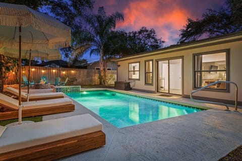 Pool Paradise at Night!