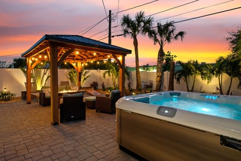 Soak it up in the Brand New Jacuzzi lounge