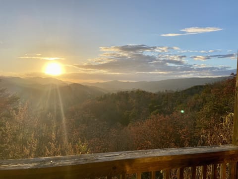 Sunset from Main Level Deck