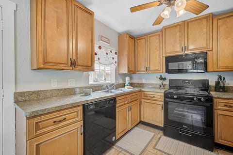 Fully stocked kitchen making you feel at home