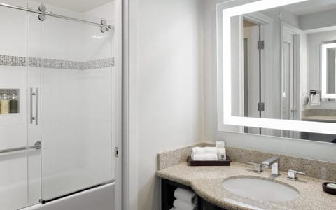 Start your day with a spa-like shower and glowing mirror.