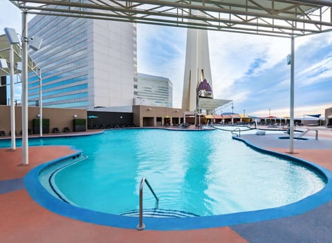 Dive into refreshing waters with plenty of space to unwind.