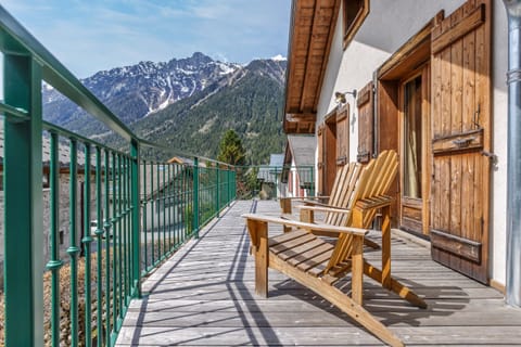 The balcony at Chalet Chez Florence