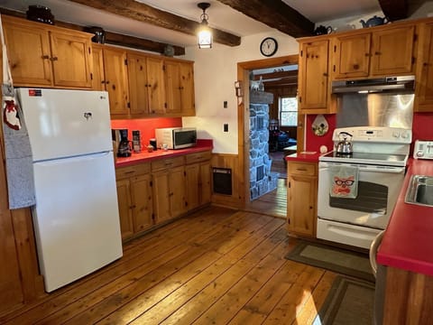 Kitchen looking out at Living Room