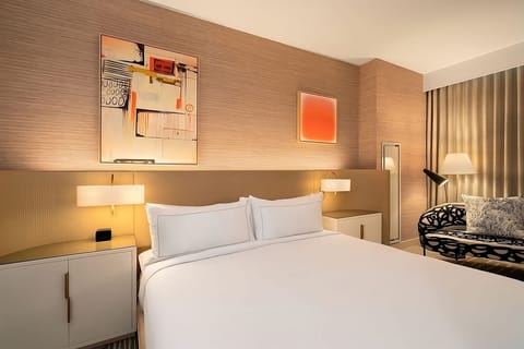 Bedroom. Interior and views may vary based on location and availability