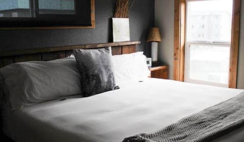 Stretch out on crisp sheets as daylight pours in.