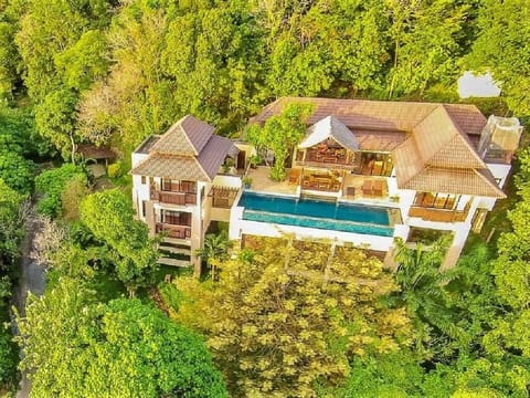 Overzicht van de villa