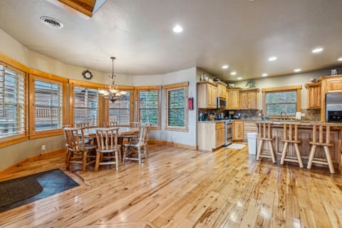 Kitchen dining area and dining area