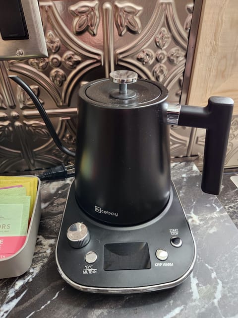Hot water kettle for tea or hot chocolate