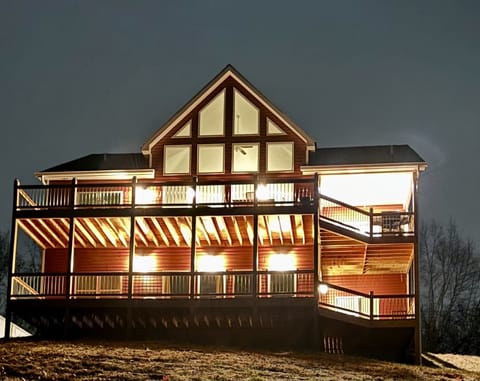 Night time view from lake