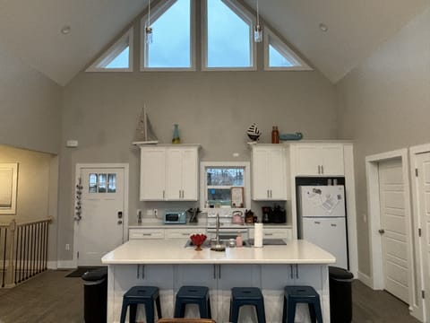 Kitchen from living area