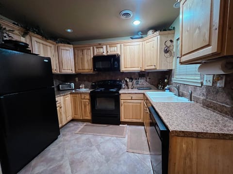 Fully equipped kitchen.  