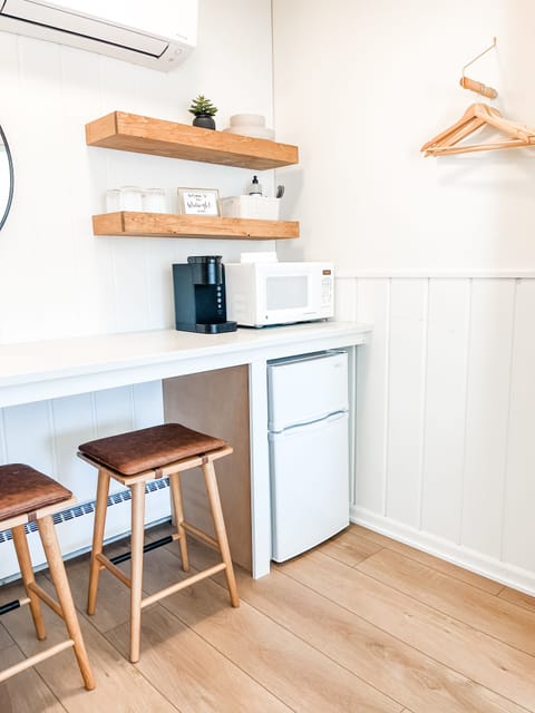 Mini Fridge & Microwave