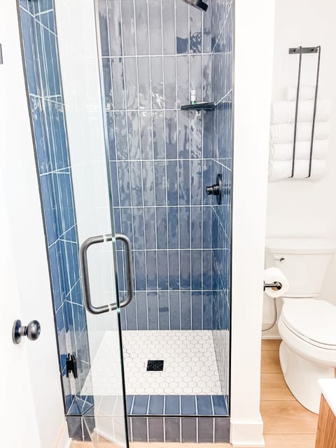 Beautiful tiled walk-in shower