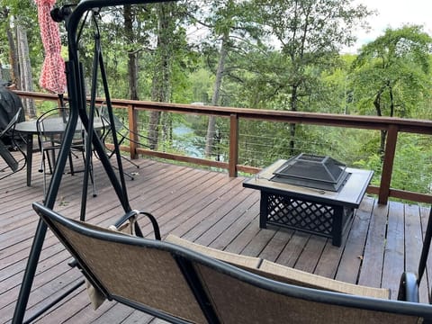 Relax on the spacious deck