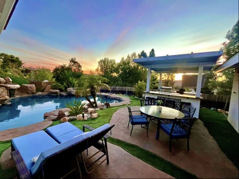 Backyard during the day
