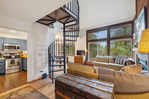 Stairway to bedrooms