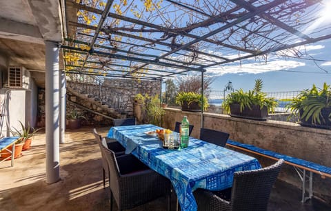 outside