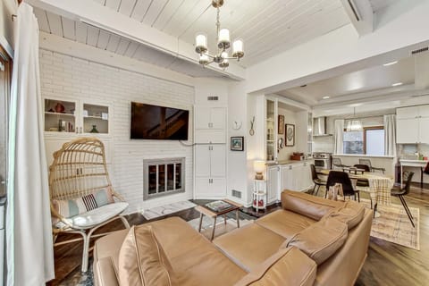 The 3-level townhouse is an end unit, and has an open floor plan.
