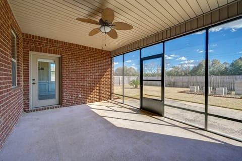 Screened-In Patio | Fenced Backyard