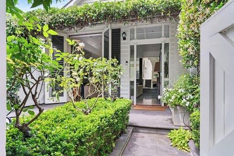 Enter the jasmine-filled courtyard into the home