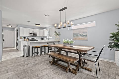 Open-Concept Living and Dining Space, Seamlessly Blending Comfort with Style