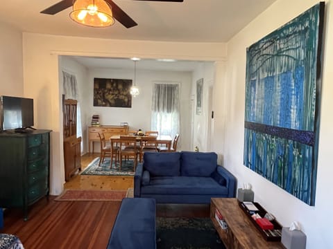2nd living room and dining room with an artistic flare