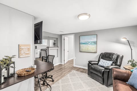 Gather with friends and family in this spacious living room.