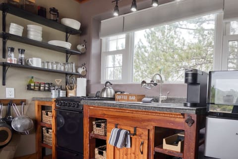 Prep your own meals in a fully equipped kitchen.