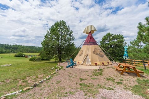 Exterior of Buffalo Tipi