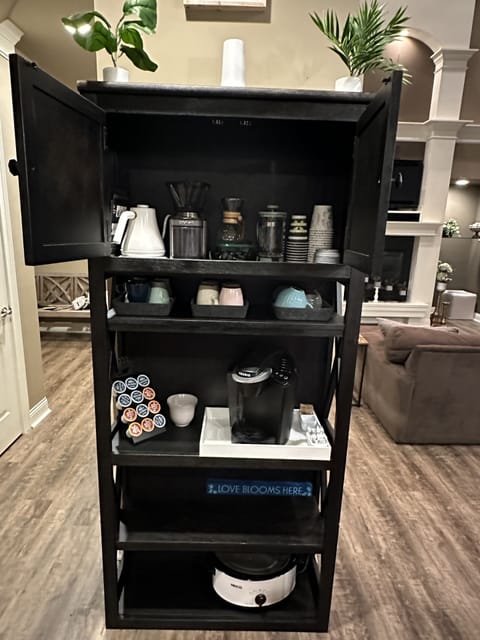 Full coffee station - k cup, French press, and pour over