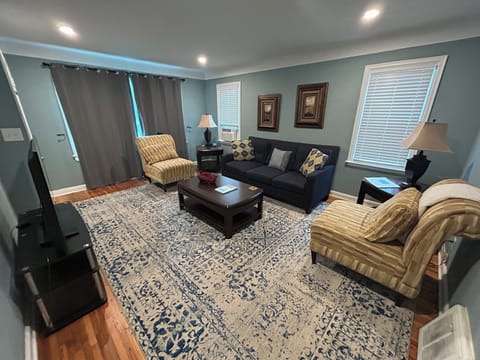 Bright warm living room