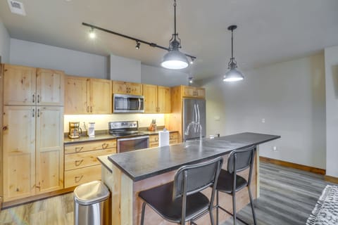 Kitchen | 2nd-Floor Condo | Keyless Entry