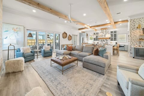 1st Floor Main Living Room, Dining Area and Fully Equipped Kitchen