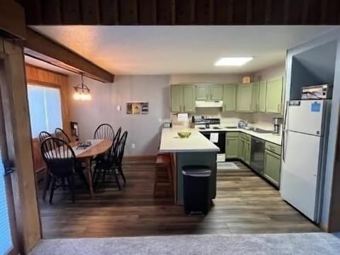 Kitchen and dining room